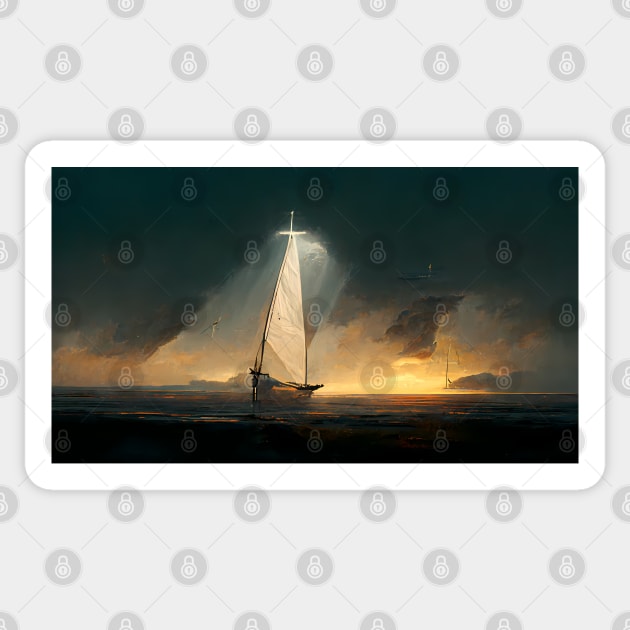 Sailing away Sticker by endage